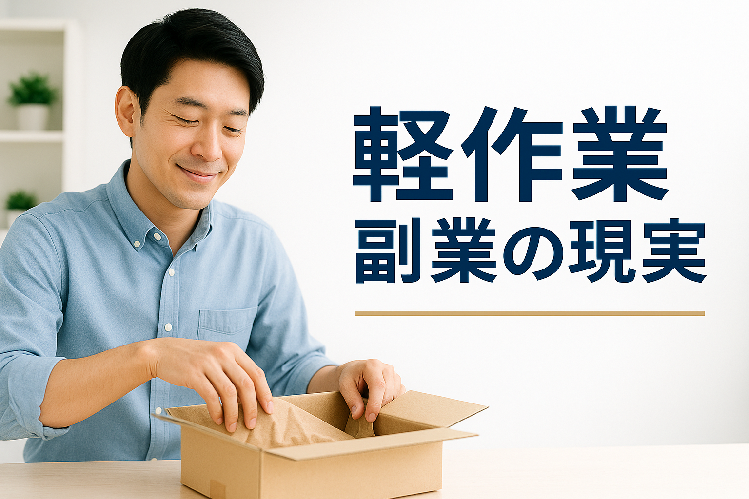 在宅の軽作業系副業は「誰でもできる」からこそ単価が低く、AI活用で生産性を上げても稼げる上限はそう簡単に変わらない。その残酷な真実を直視し、低単価の罠から確実に抜け出すための唯一の具体的な方向性と行動ステップを副業経験者が正直に解説します。